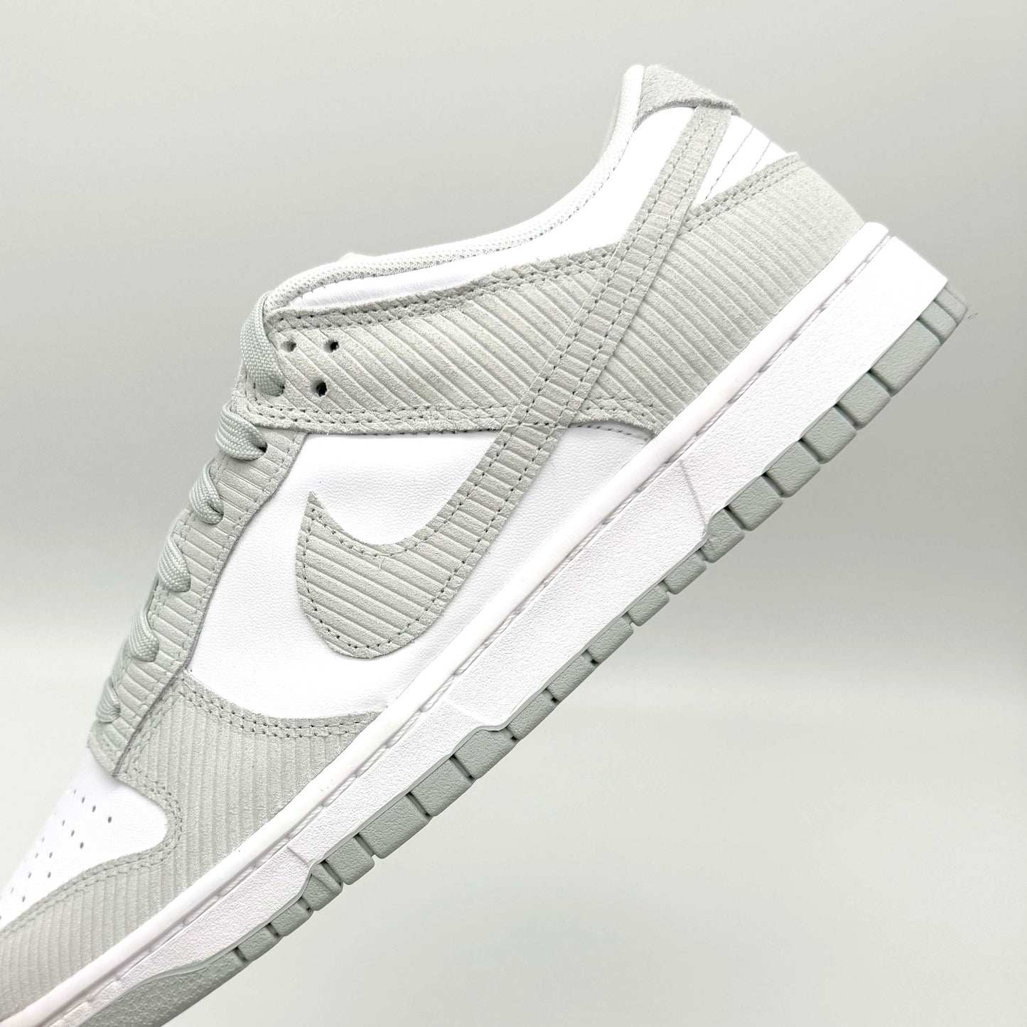 Nike Dunk Low Light Silver Corduroy