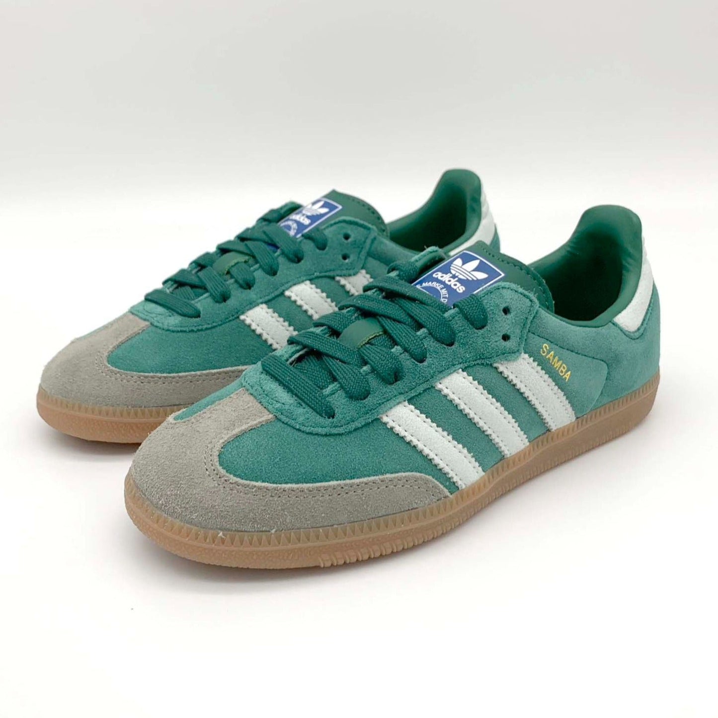 adidas Samba OG Collegiate Green Gum Grey Toe