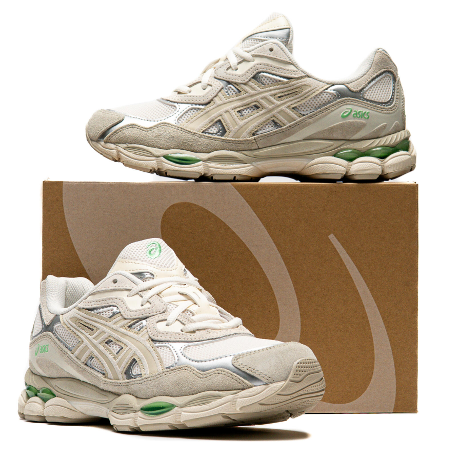 ASICS Gel NYC Cream Fossil Green