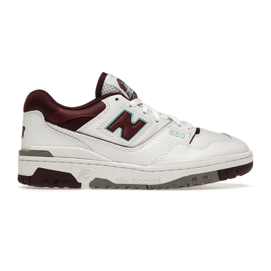 New Balance 550 Burgundy Cyan