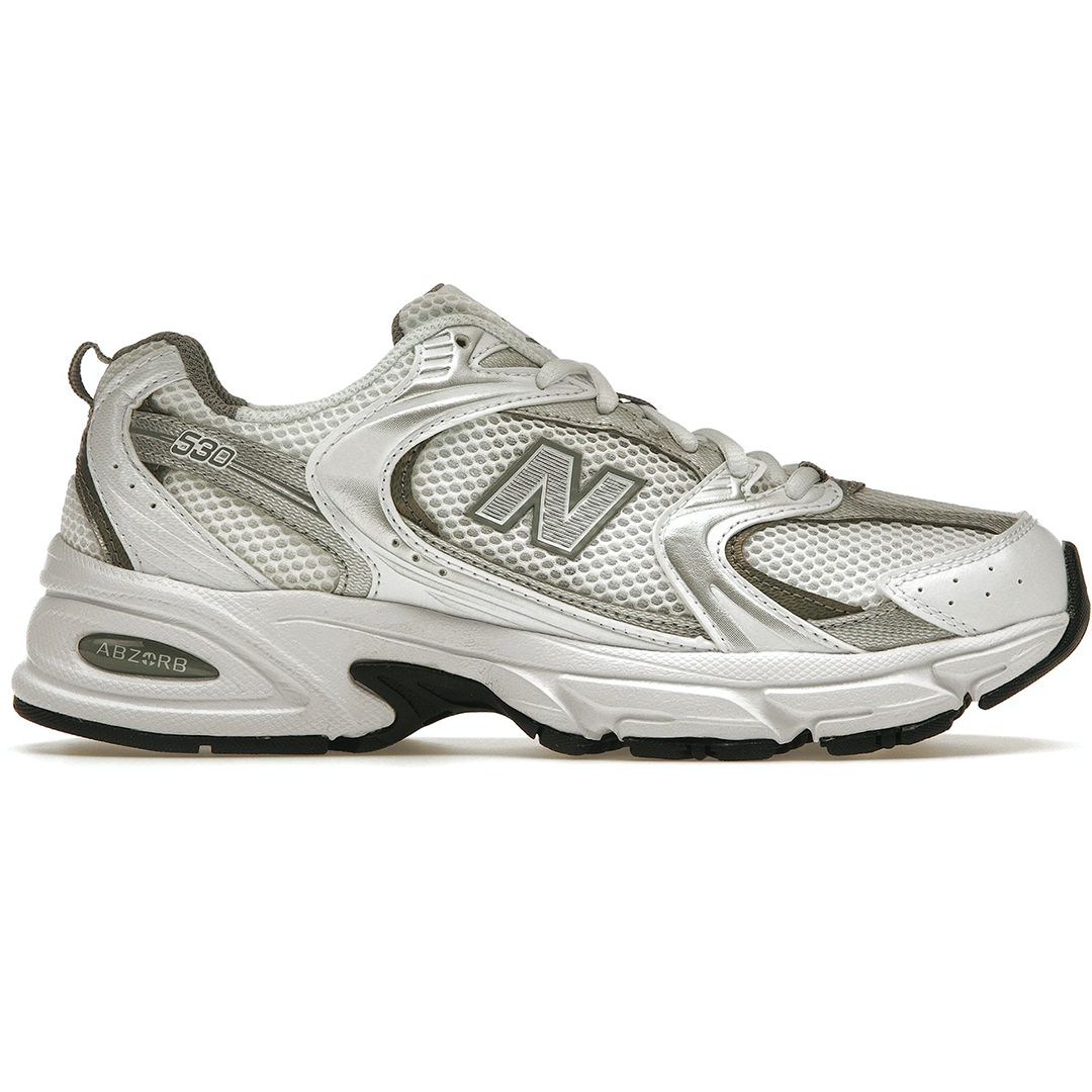 New Balance 530 Blanc Argent Métallisé