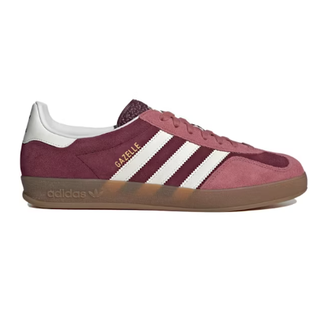 Adidas Gazelle Indoor - Burgundy Red Maroon