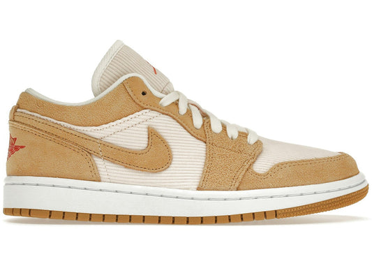 Jordan 1 Low SE Twine Orange Quartz Corduroy (Women's)