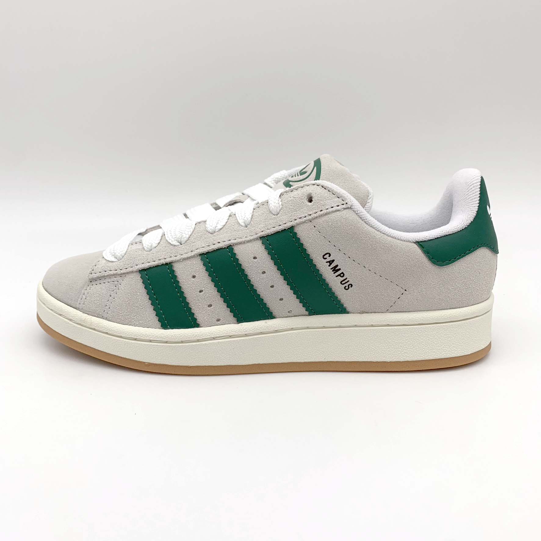 adidas Campus 00s Crystal White Dark Green