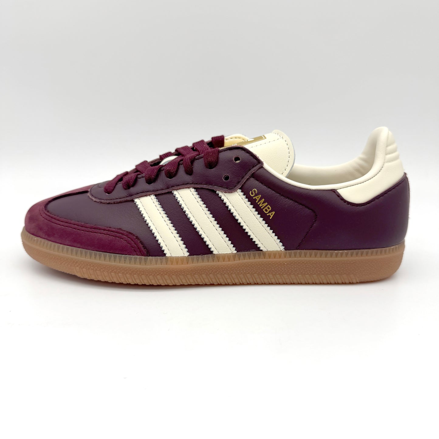 adidas Samba OG Maroon Gold Metallic