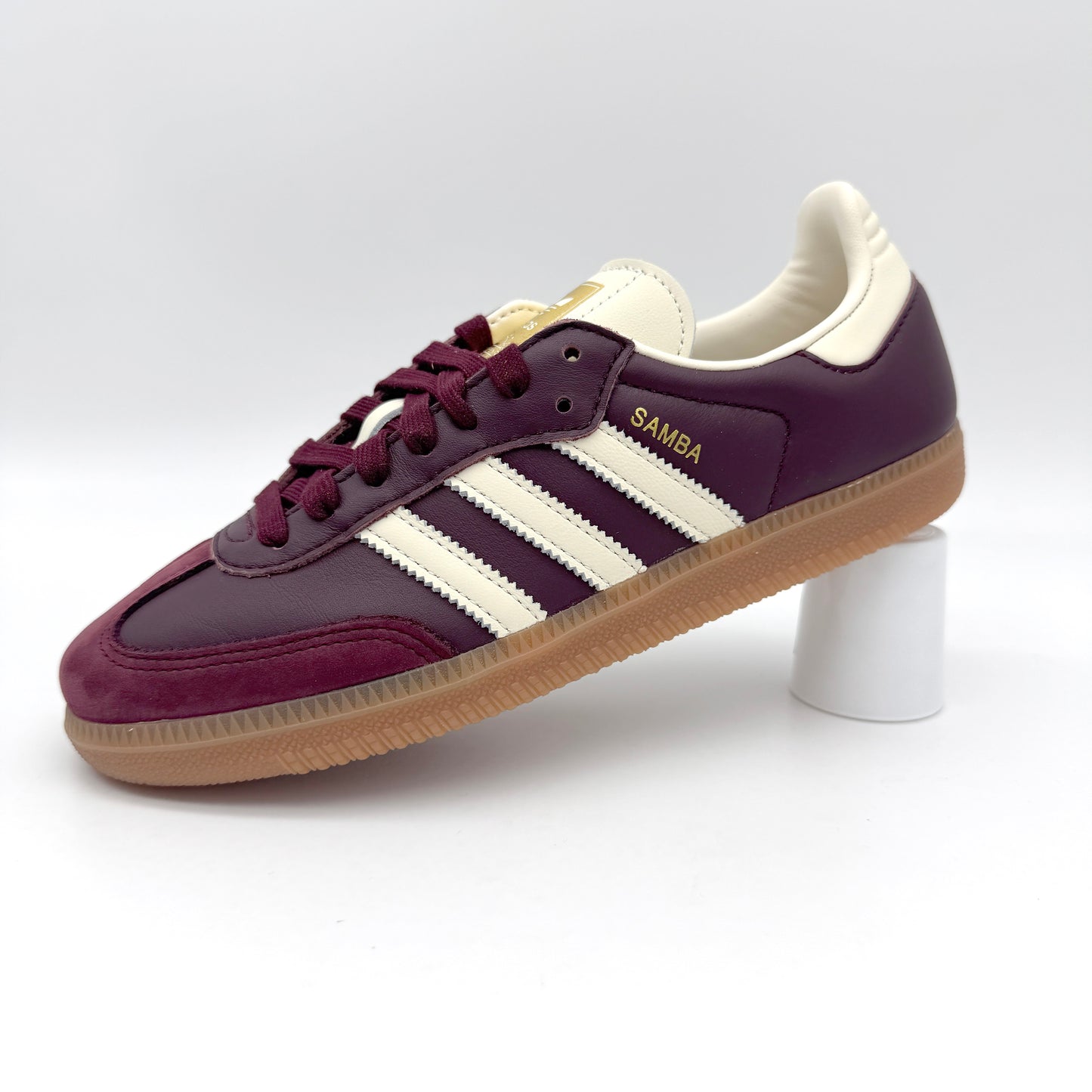 adidas Samba OG Maroon Gold Metallic