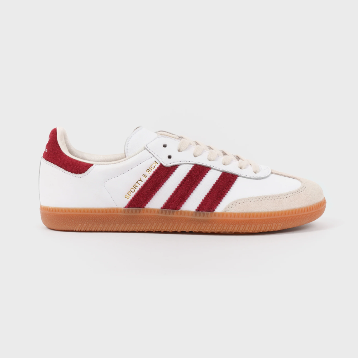 adidas Samba Sporty & Rich White Collegiate Burgundy