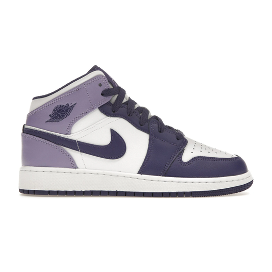 Jordan 1 Mid White Sky J Purple