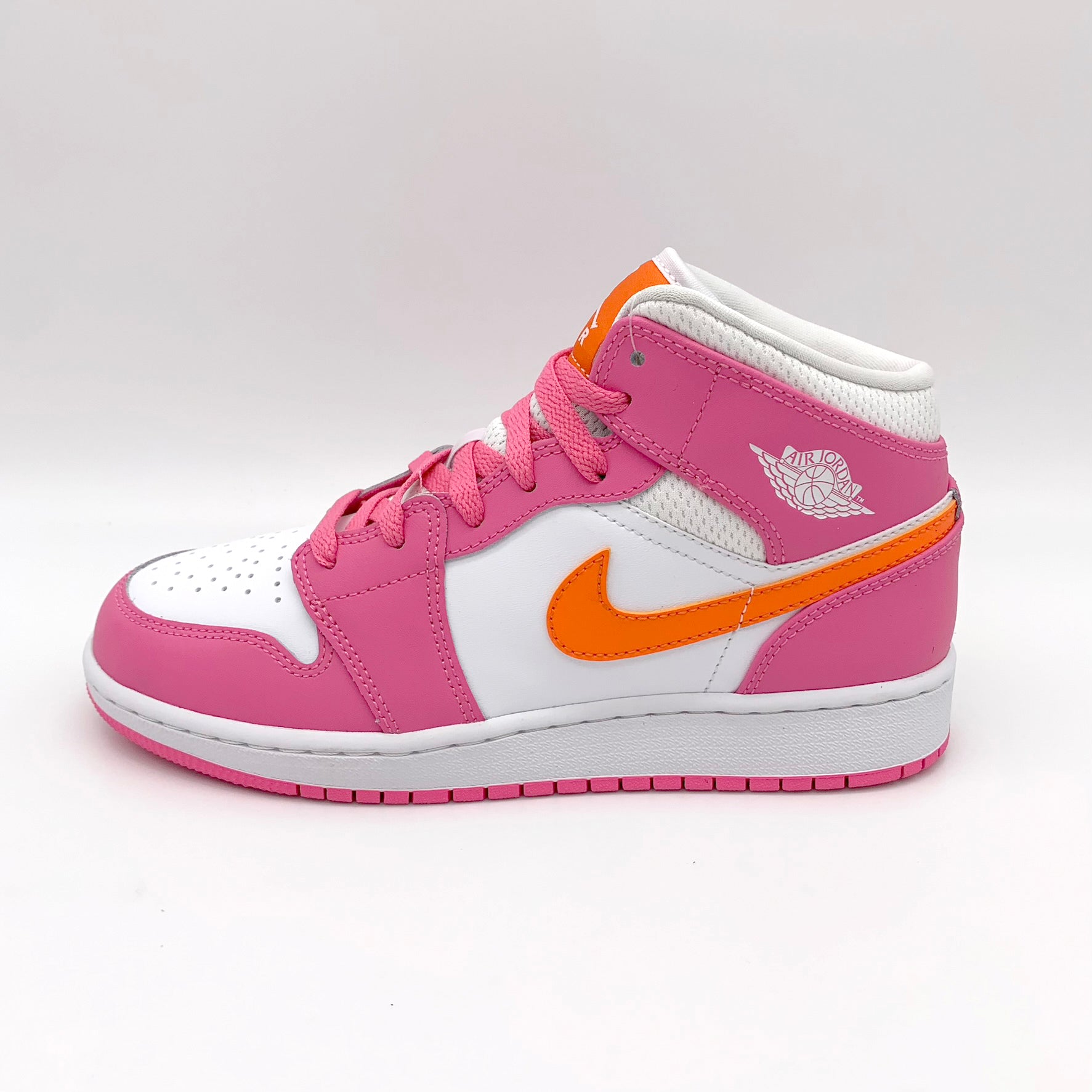 Jordan 1 Mid Pinksicle Safety Orange