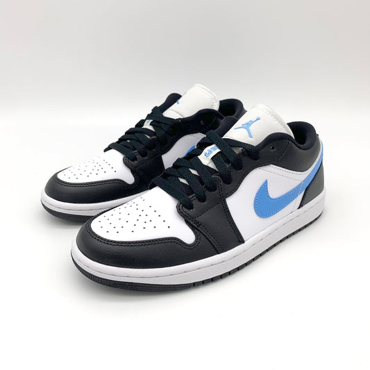 Jordan 1 Low Black University Blue White 