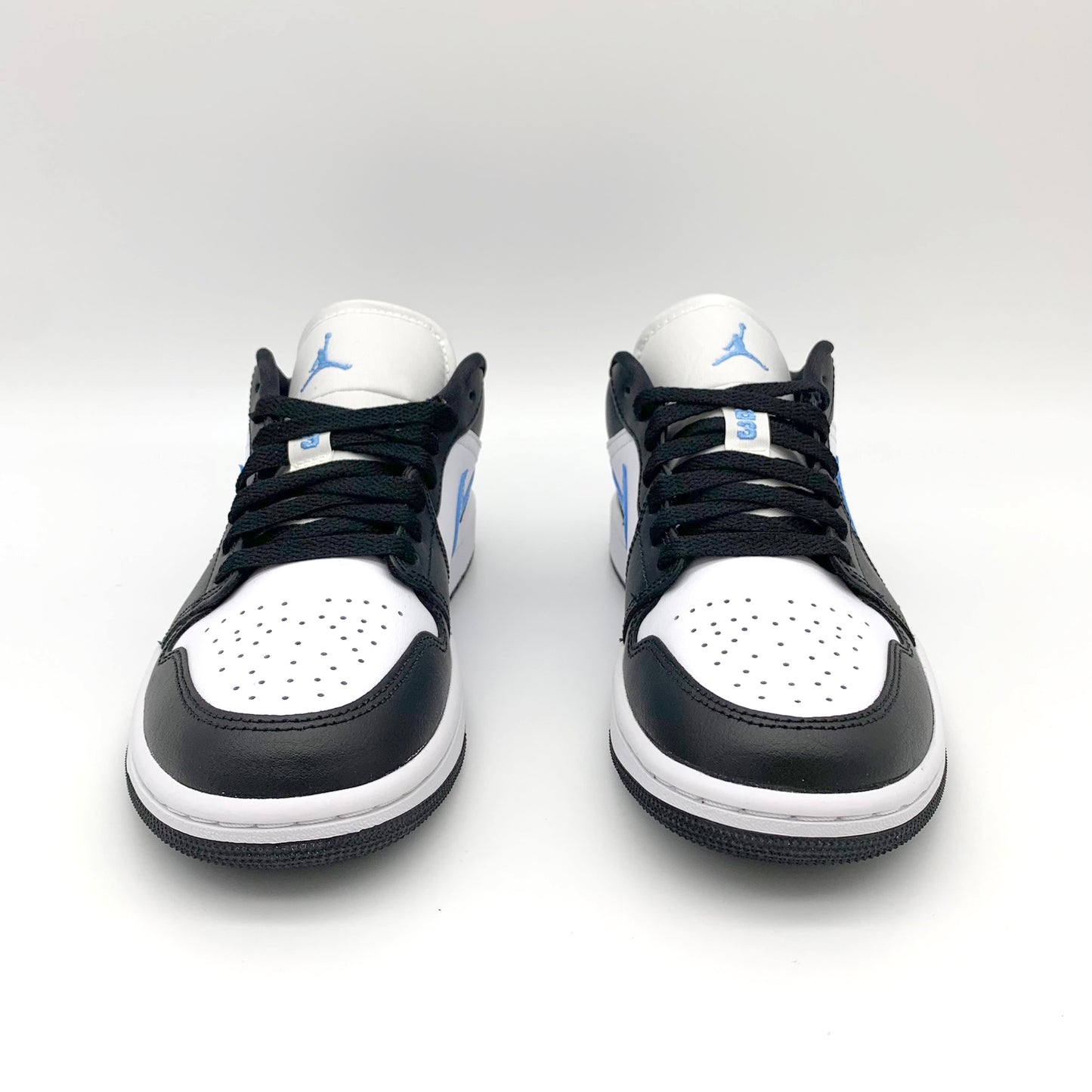 Jordan 1 Low Black University Blue White 