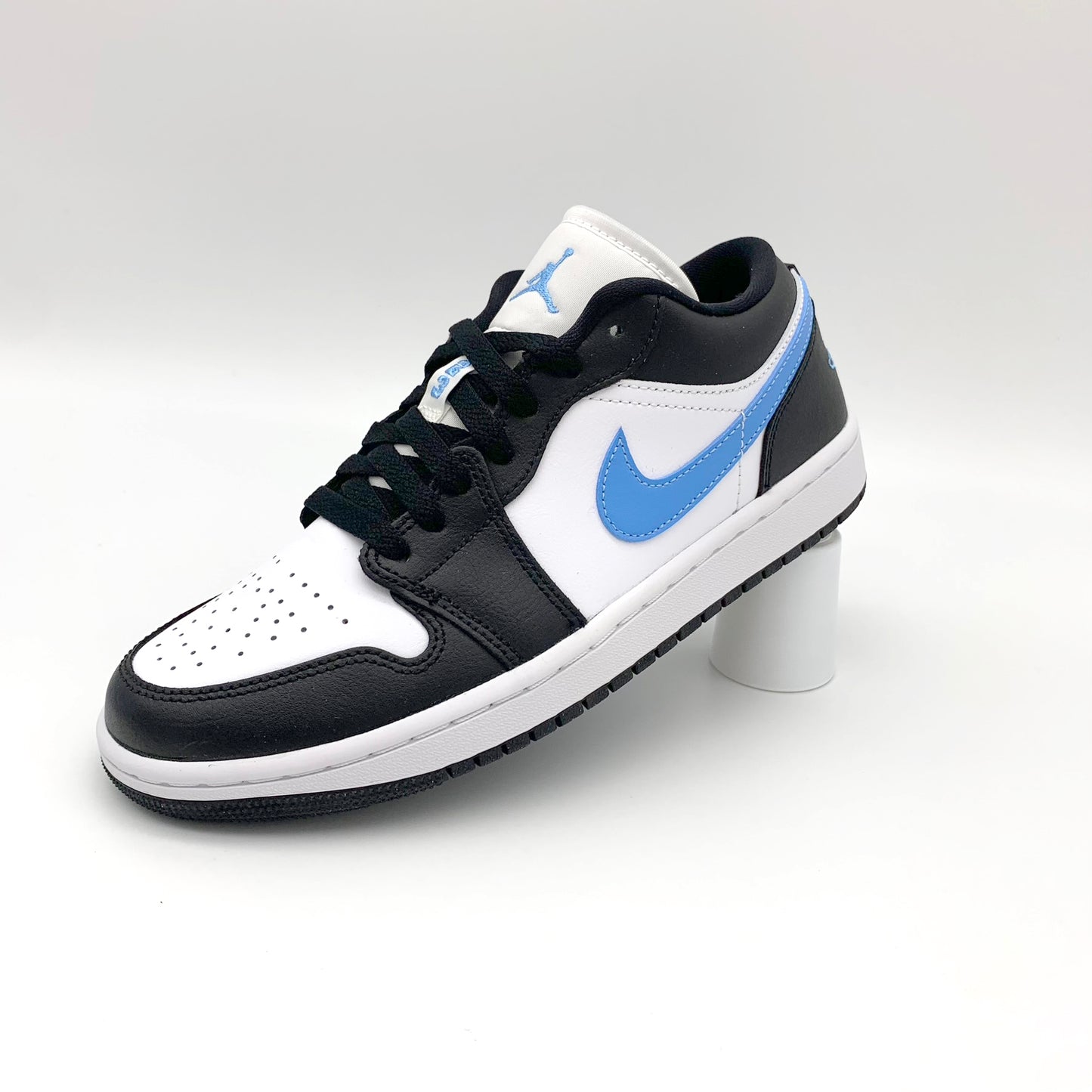 Jordan 1 Low Black University Blue White 